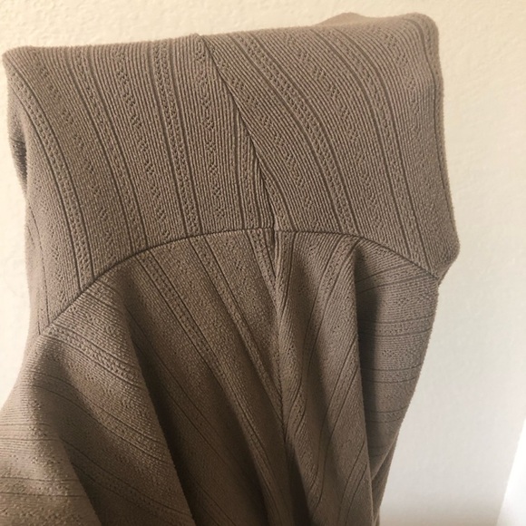 Abercrombie & Fitch Lounge Collection Wide Leg Flare Sweats Taupe Tan Size Large - Picture 6 of 7